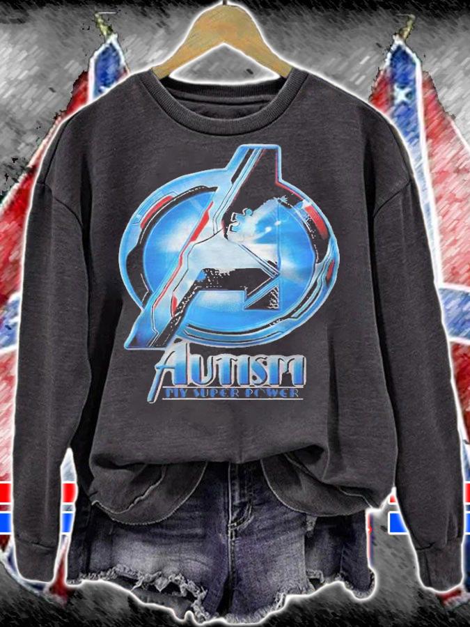 Autism my Superpower logo T-shirt t-shirt