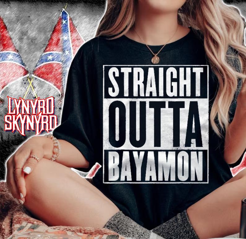 Bayamon Straight Outta Bayamon Shirt Puerto Rico Shirt t-shirt woman shirt