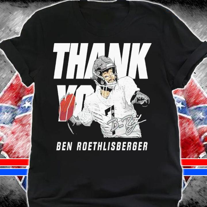 Ben Roethlisberger Pittsburgh Thank You Football Shirt t-shirt