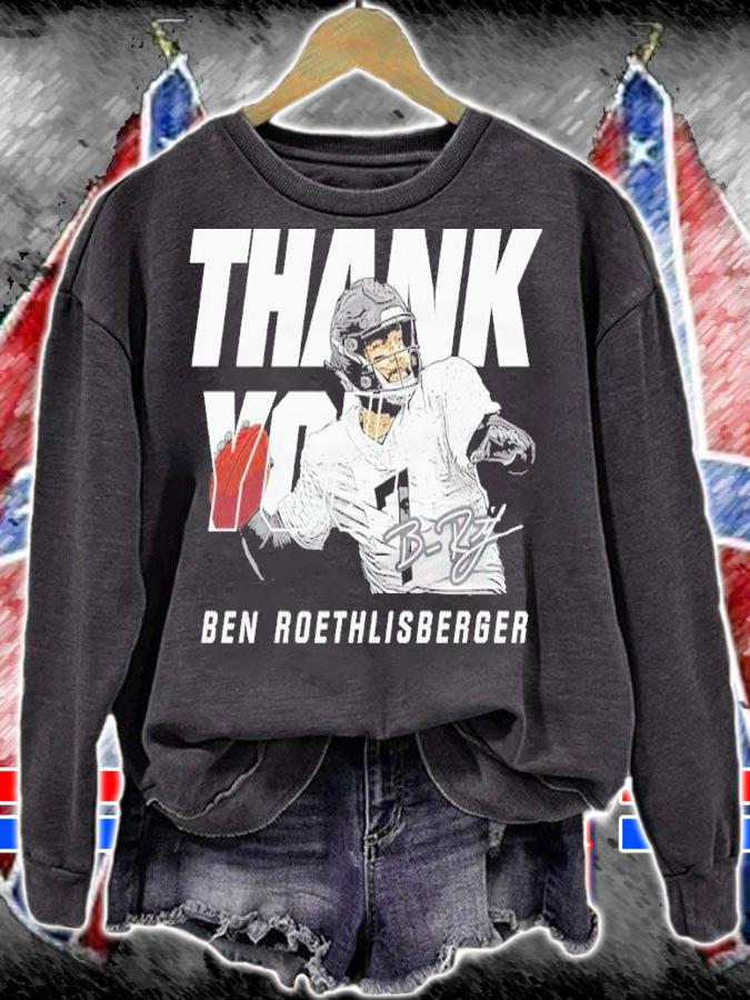 Ben Roethlisberger Pittsburgh Thank You Football Shirt t-shirt