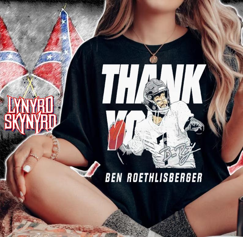 Ben Roethlisberger Pittsburgh Thank You Football Shirt t-shirt