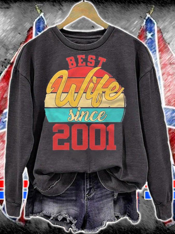 Best Wife Since 2001 Epic Couple 20Th Wedding Anniversary Shirt t-shirt sweatshirt