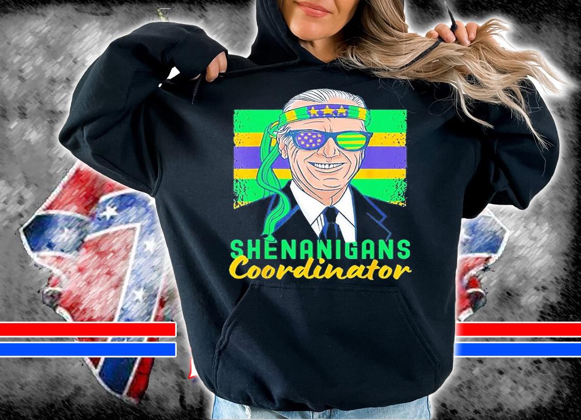 Biden Mardi Gras Shenanigans Coordinator T-Shirt t-shirt