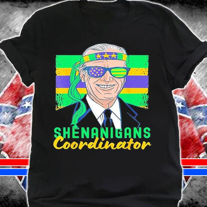 Biden Mardi Gras Shenanigans Coordinator T-Shirt t-shirt