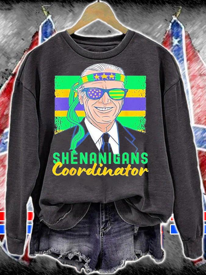 Biden Mardi Gras Shenanigans Coordinator T-Shirt t-shirt