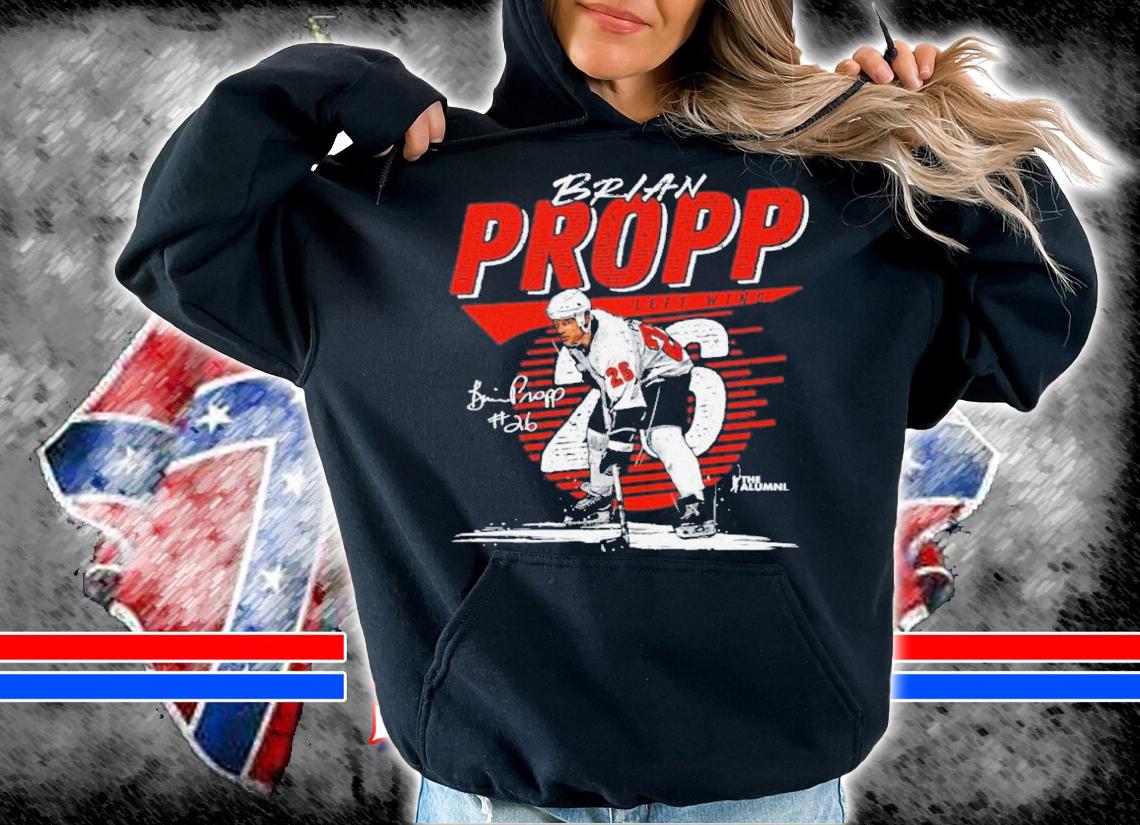 Brian Propp Philadelphia Comet Hockey Signatures Shirt t-shirt