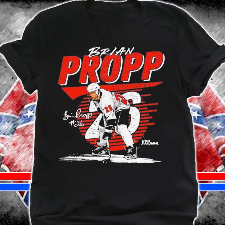 Brian Propp Philadelphia Comet Hockey Signatures Shirt t-shirt