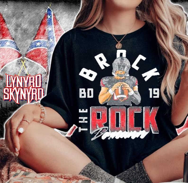 Brock Domann College The Rock Louisville Cardinals Football Shirt t-shirt woman shirt
