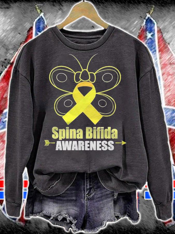 Butterfly Spina Bifida Ribbon Spina Bifida Awareness T-shirt t-shirt