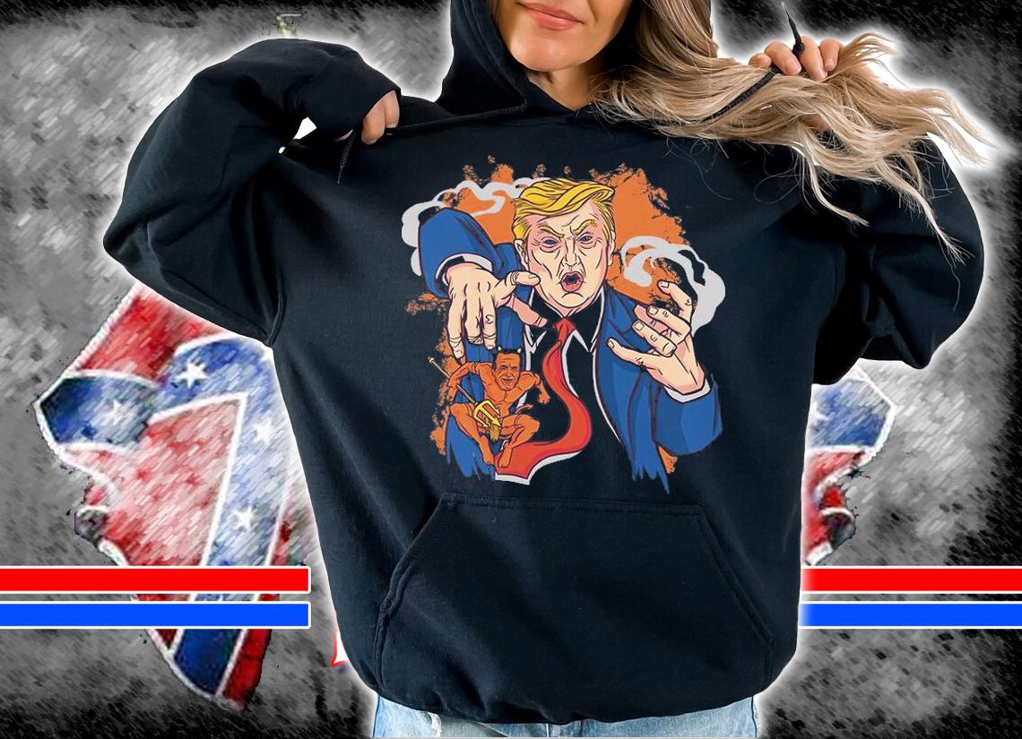 Donald Trump Evil Biden Funny T-Shirt t-shirt hoodie