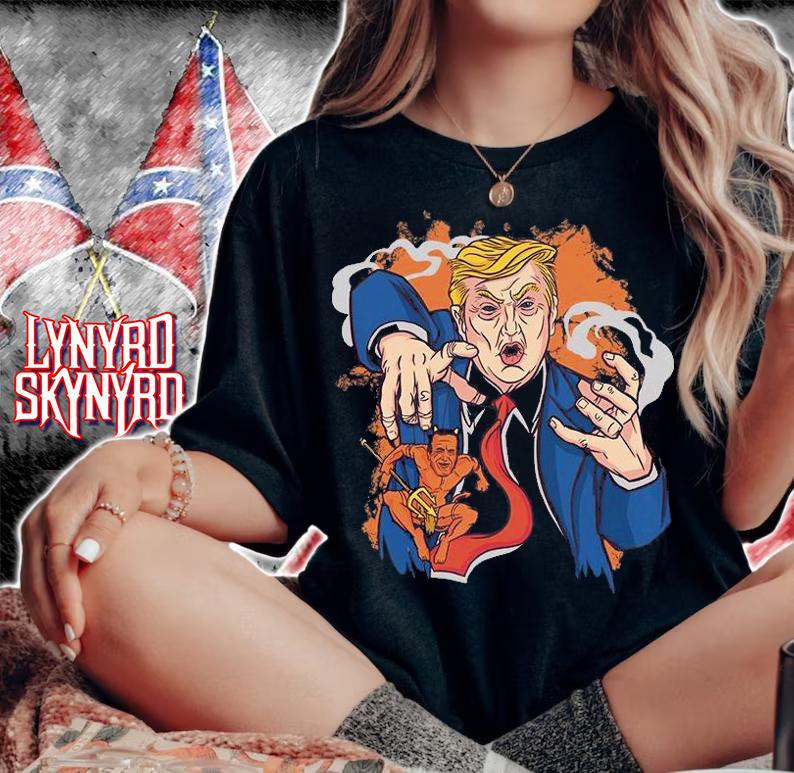 Donald Trump Evil Biden Funny T-Shirt t-shirt woman shirt