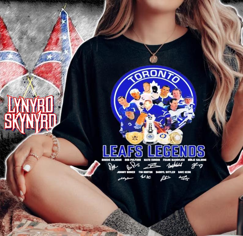 Toronto Leafs Legends Signatures Shirt t-shirt woman shirt