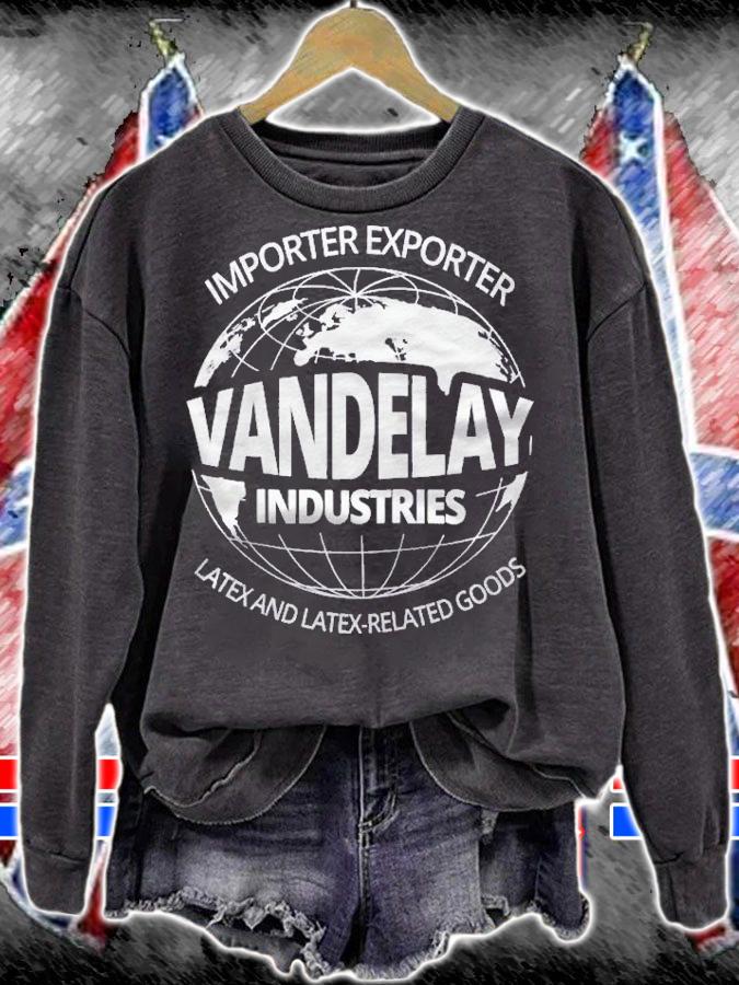 Vandelay Industries Latex Related Goods Novelty Raglan Baseball Shirt t-shirt