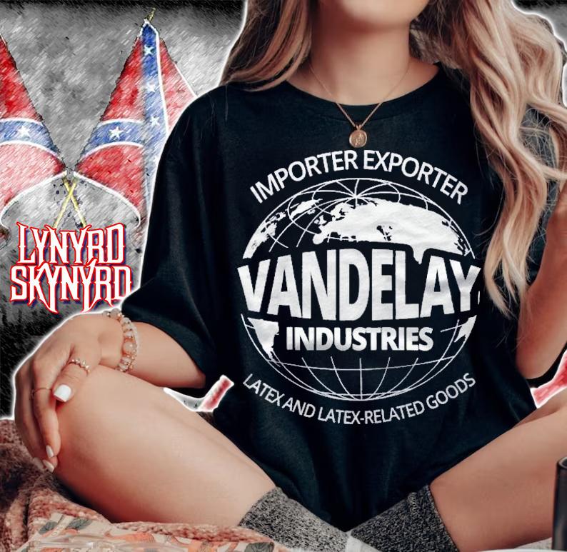 Vandelay Industries Latex Related Goods Novelty Raglan Baseball Shirt t-shirt