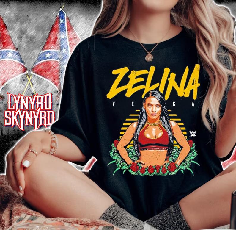 Zelina Vega Pose Women Superstars WWE Shirt t-shirt woman shirt