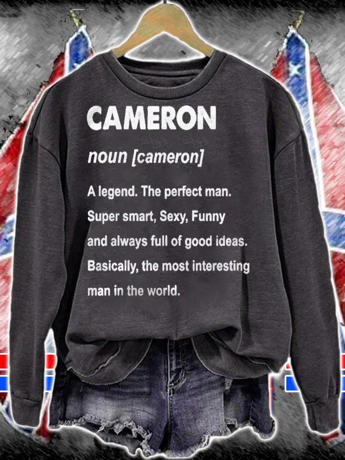 Cameron Name Definition Personalized Custom Shirt t-shirt