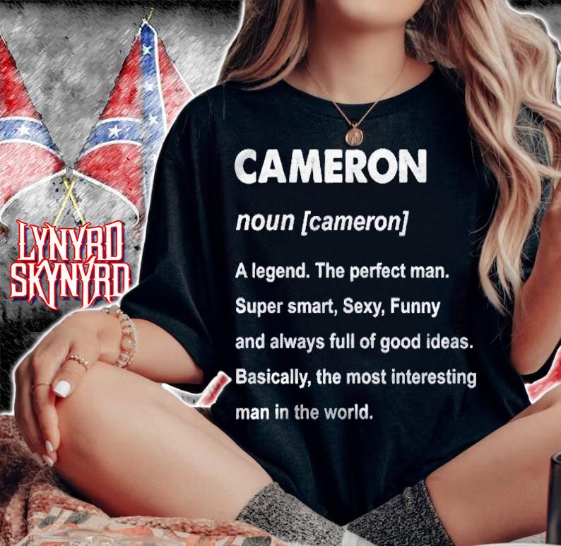 Cameron Name Definition Personalized Custom Shirt t-shirt