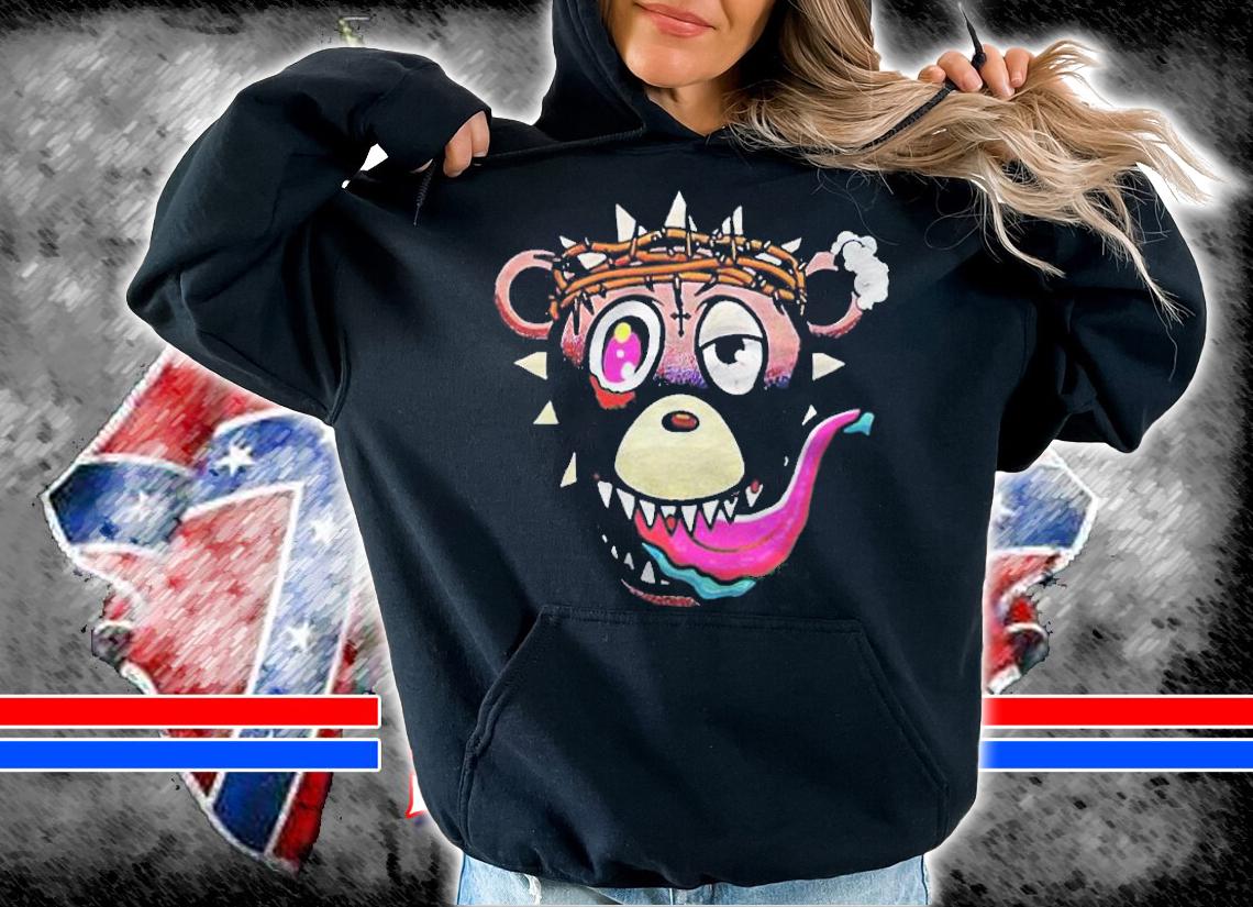 Glo gang crazy bear T-shirt t-shirt