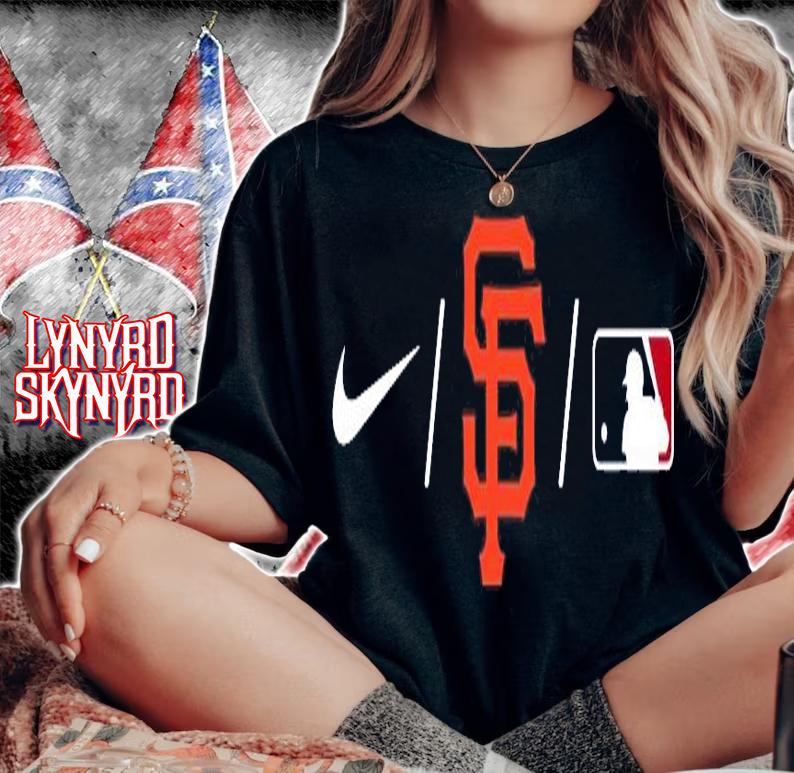 Nike logo San Francisco Giants and Major League Baseball shirt t-shirt woman shirt