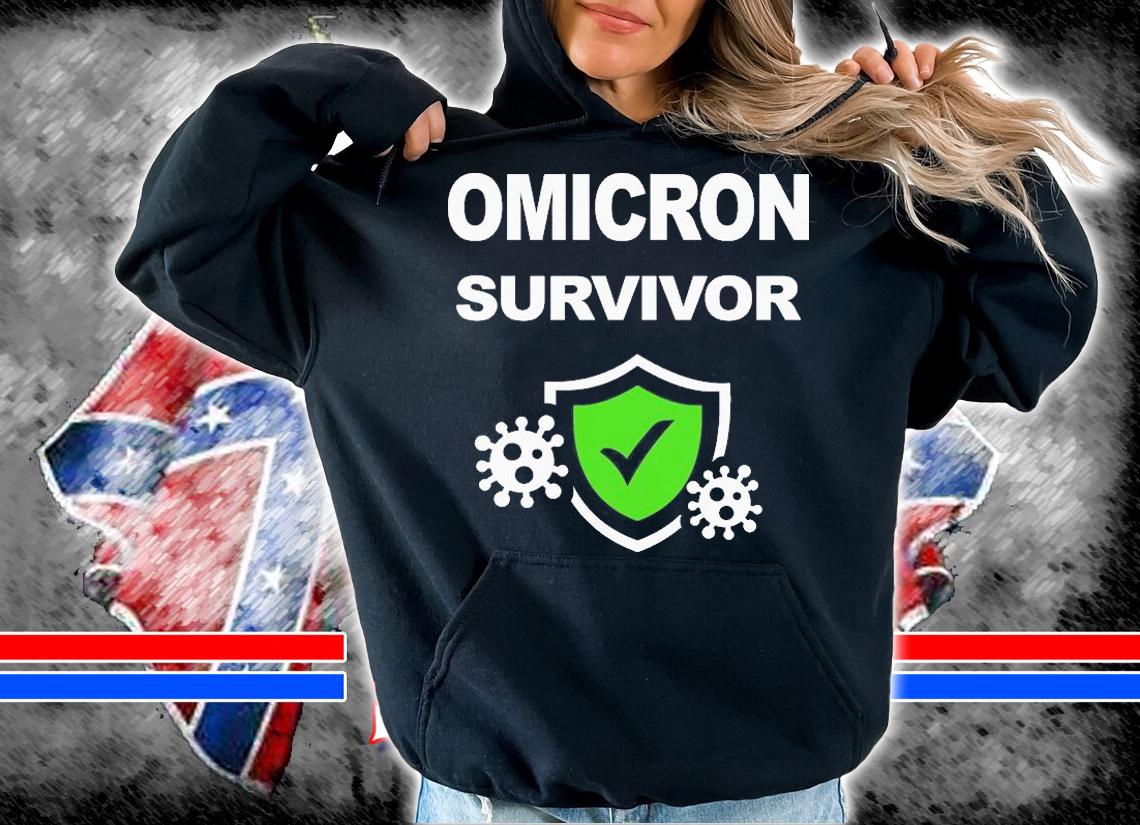 Omicron Survivor 2022 Survived Omicron Virus Delta T-Shirt t-shirt hoodie