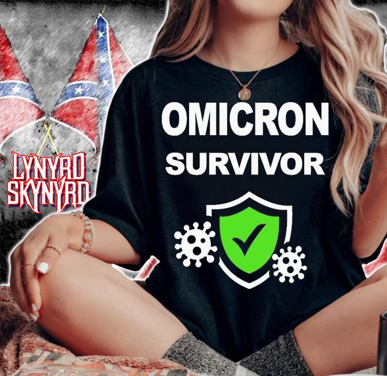 Omicron Survivor 2022 Survived Omicron Virus Delta T-Shirt t-shirt woman shirt