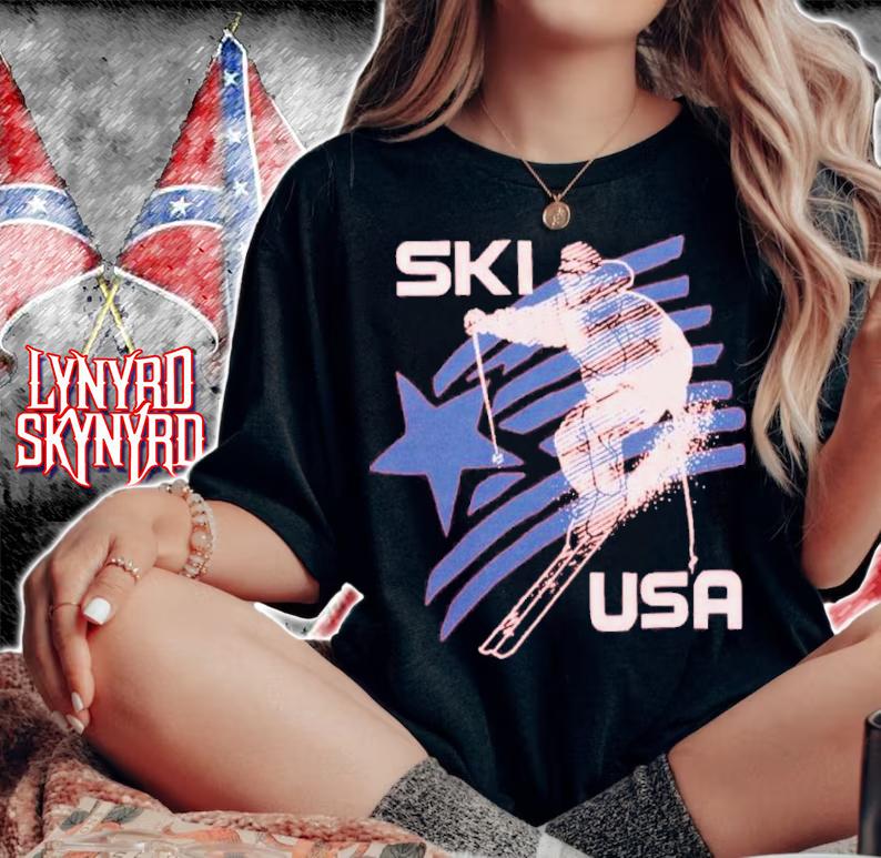 Ski USA Snowboard Shirt t-shirt