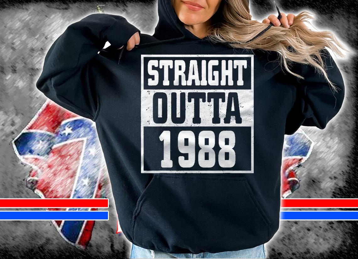 Straight Outta 1988 33Rd Birthday 33 Years Old Great Funny Shirt t-shirt hoodie