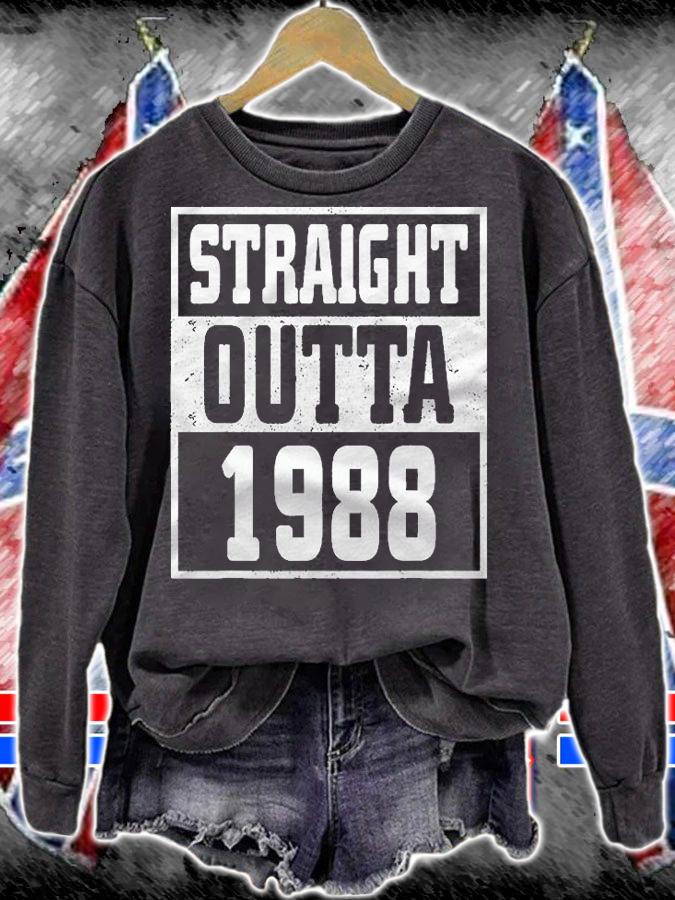 Straight Outta 1988 33Rd Birthday 33 Years Old Great Funny Shirt t-shirt sweatshirt