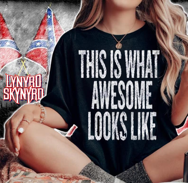 This Is What A Awesome Looks Like Shirt t-shirt