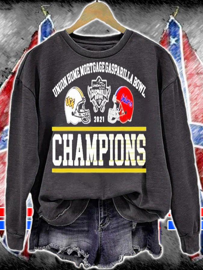Ucf Football Team 2021 Gasparilla Bowl Champions Nd T-Shirt t-shirt sweatshirt