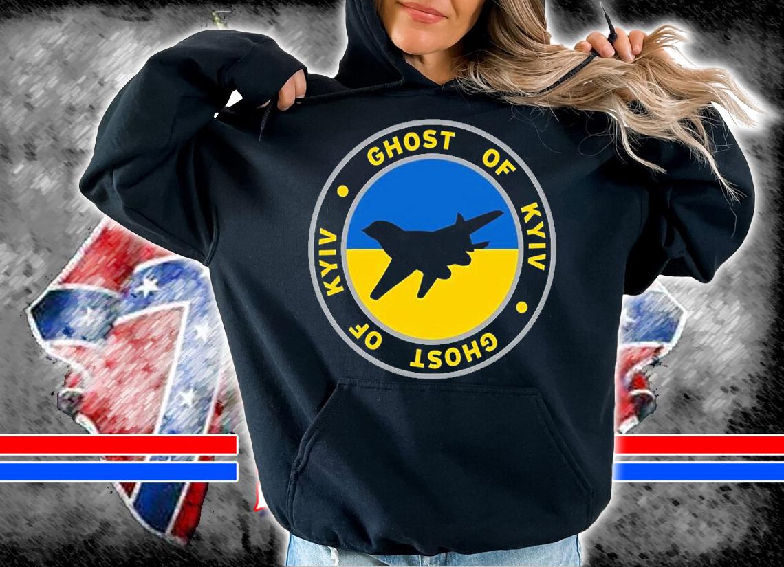 Ukraine Ghost Of Kyiv Patch T-Shirt t-shirt hoodie