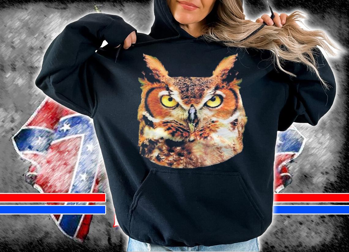 Great Horned Owl Head Owl Lover Shirt t-shirt