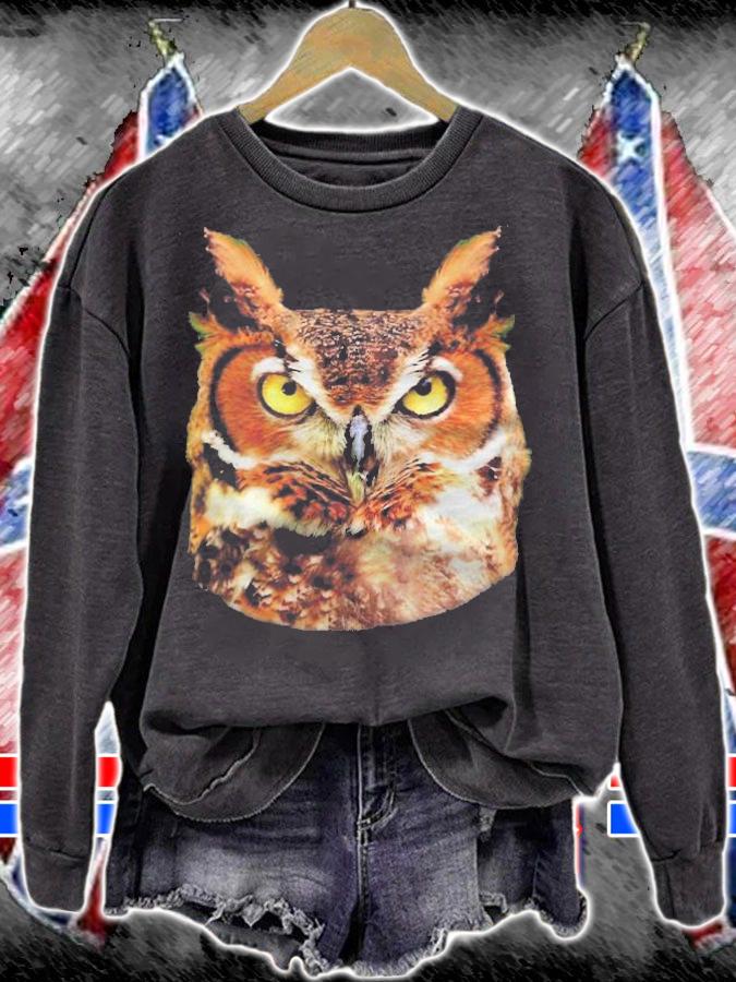 Great Horned Owl Head Owl Lover Shirt t-shirt