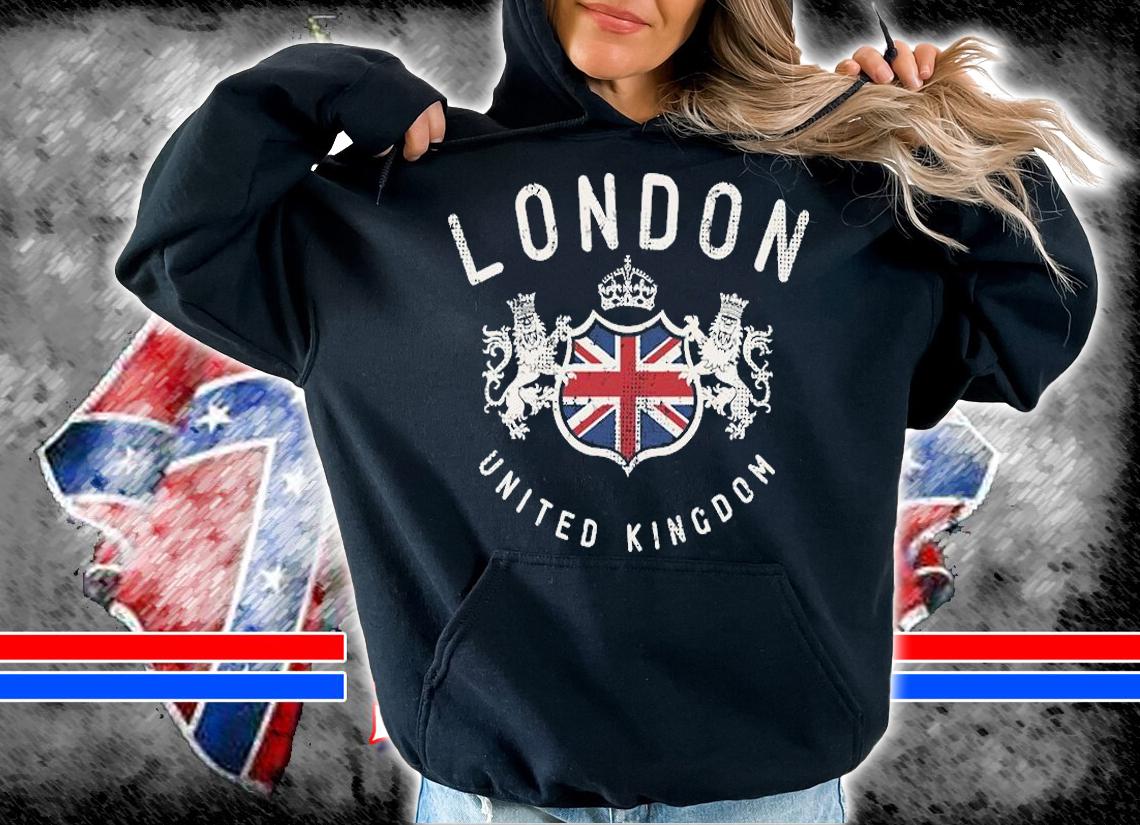London Great Britain Vintage Crown T-Shirt t-shirt hoodie