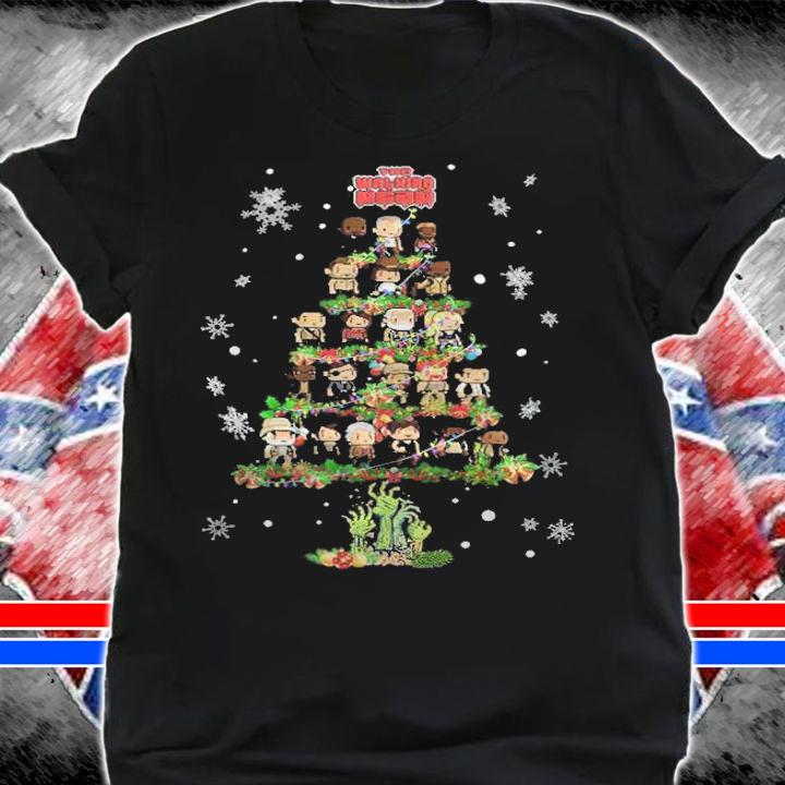 The Walking Dead Chibi Christmas Tree Shirt t-shirt shirt