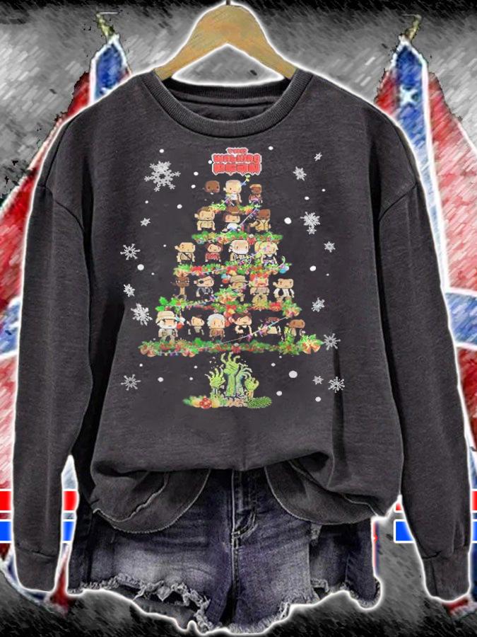 The Walking Dead Chibi Christmas Tree Shirt t-shirt sweatshirt