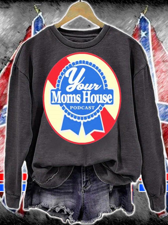 Your Moms Beer House Podcast Logo T-Shirt t-shirt sweatshirt