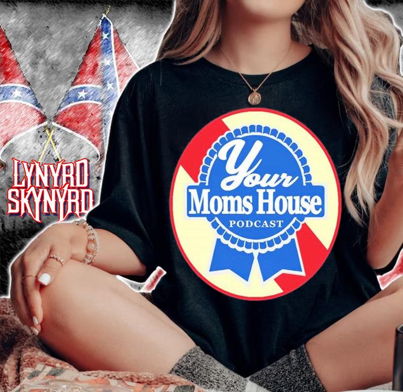Your Moms Beer House Podcast Logo T-Shirt t-shirt woman shirt