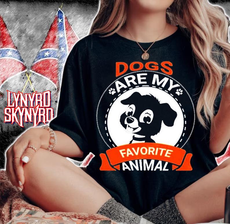 Dogs Are My Favorite Animal T-Shirt t-shirt