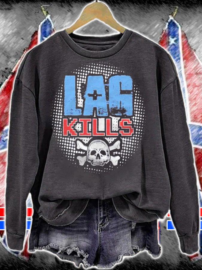 Funny Gamer I Lag Kills I Video Games I Multiplayer Shirt t-shirt sweatshirt