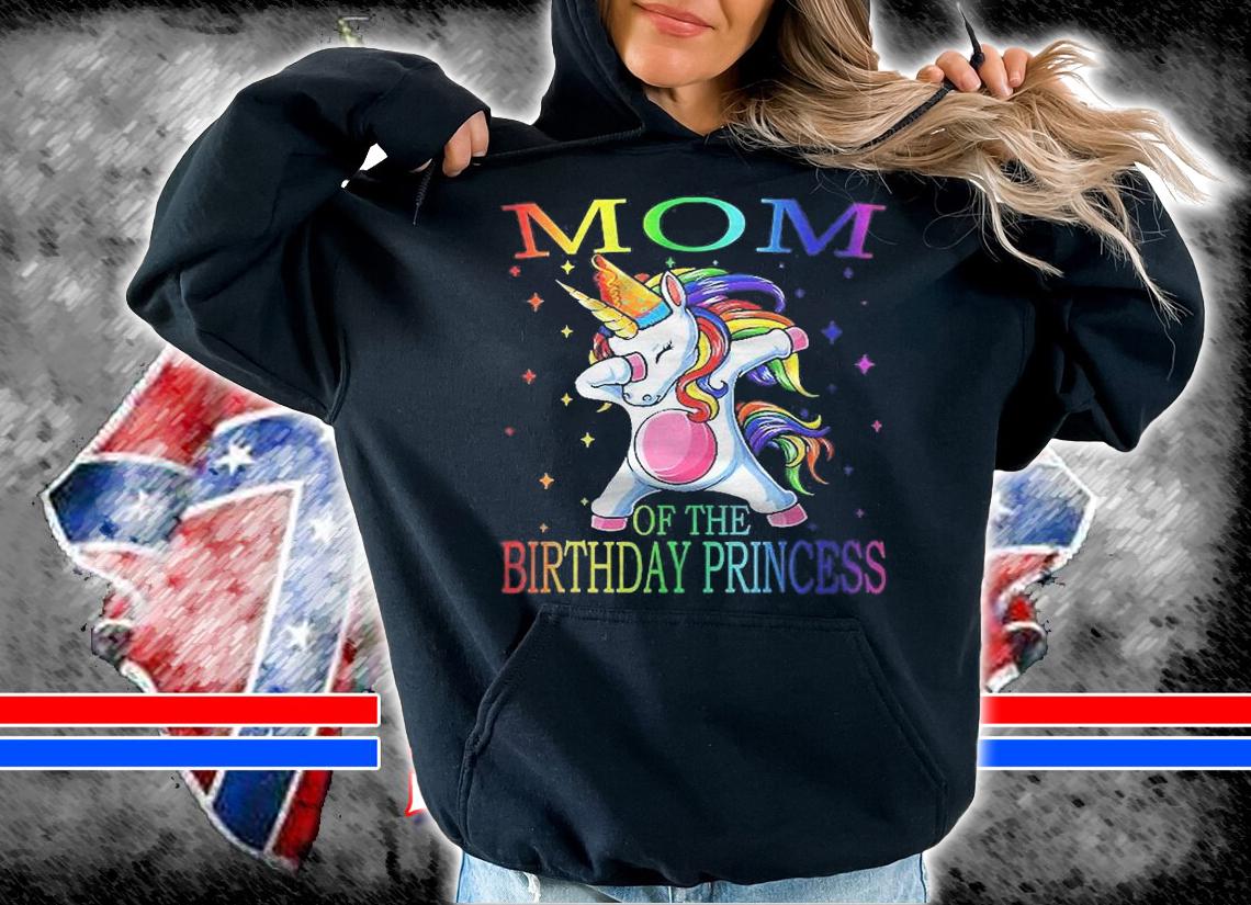 Mom Of The Birthday Princess Unicorn Shirt t-shirt