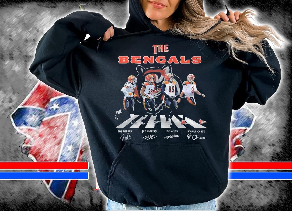 The Cincinnati Bengals Football Team Abbey Road Signatures Shirt t-shirt hoodie