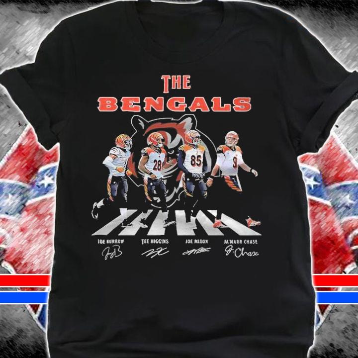 The Cincinnati Bengals Football Team Abbey Road Signatures Shirt t-shirt shirt
