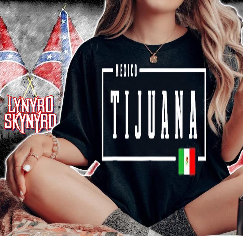 Tijuana City State Mexico Mexican Country Flag T-Shirt t-shirt woman shirt