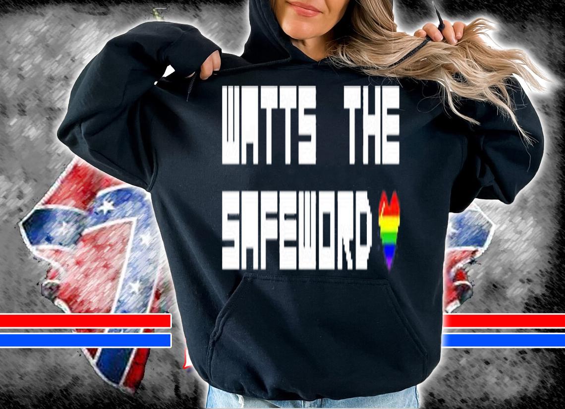 Watts The Safeword Pixel Pride T-Shirt t-shirt hoodie