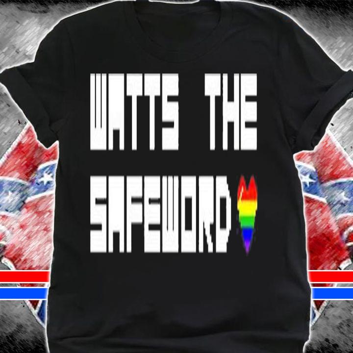 Watts The Safeword Pixel Pride T-Shirt t-shirt shirt