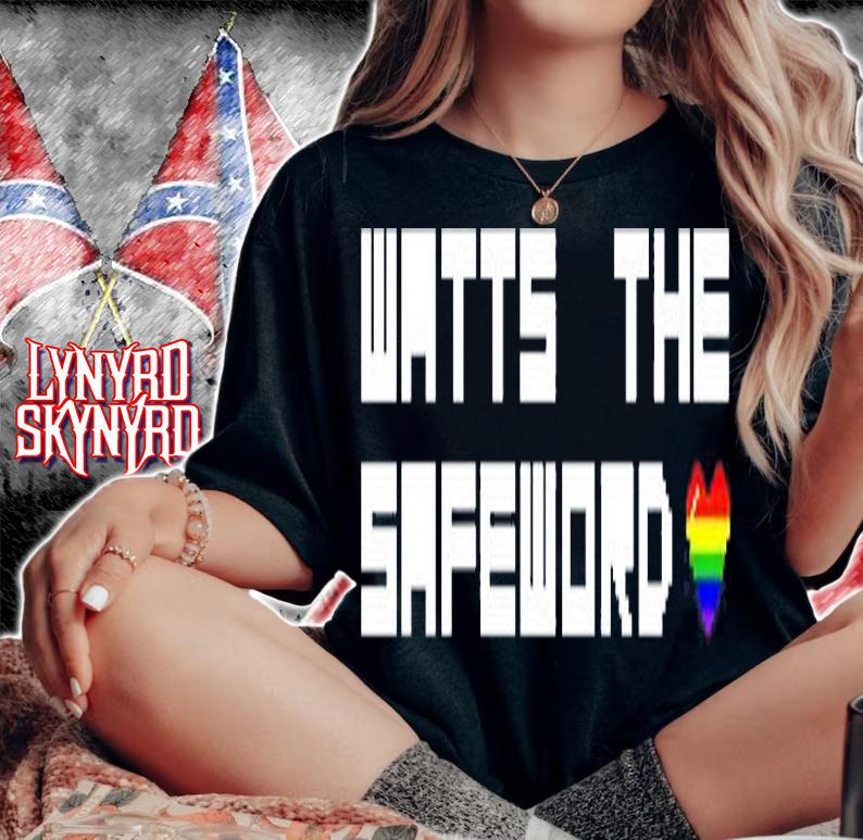 Watts The Safeword Pixel Pride T-Shirt t-shirt woman shirt