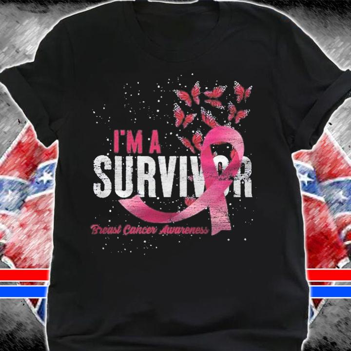 Cancer Warrior Pink Ribbon Breast Cancer Awareness Shirt t-shirt