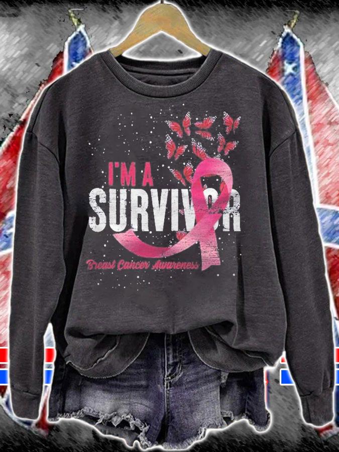 Cancer Warrior Pink Ribbon Breast Cancer Awareness Shirt t-shirt