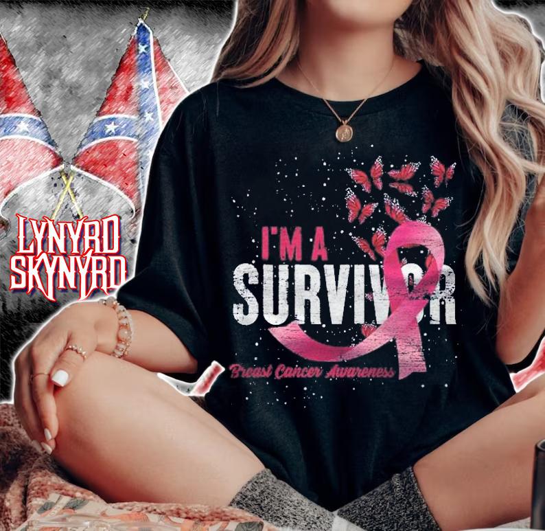 Cancer Warrior Pink Ribbon Breast Cancer Awareness Shirt t-shirt